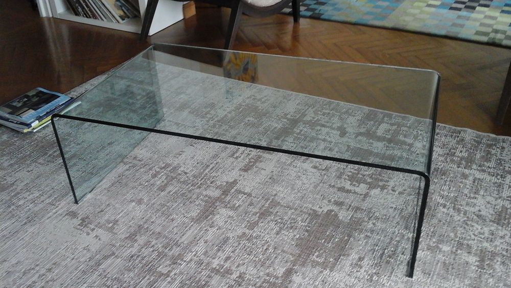 Table basse contemporaine en verre Meubles