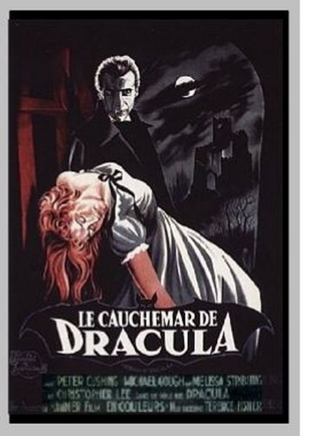 LE CAUCHEMAR DE DRACULA avec peter cushing DVD et blu-ray