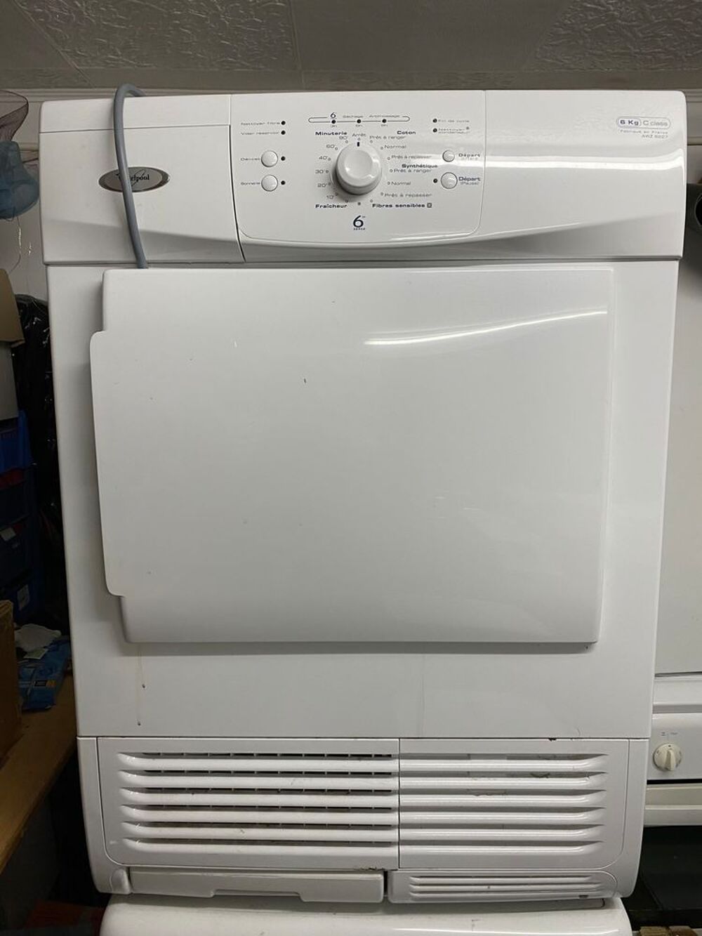 S&egrave;che Linge &agrave; condensation Whirpool AWZ8227 Electroménager