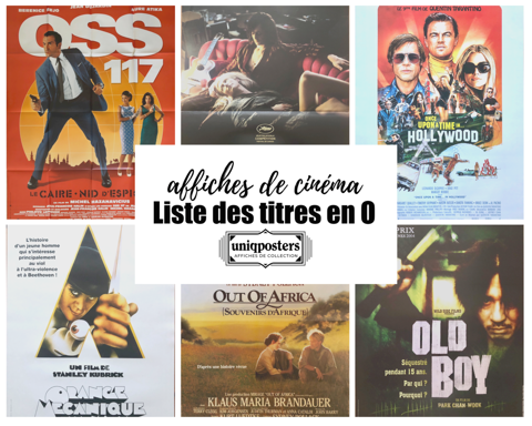 Affiches originales de cinéma : Films en O 0 Montpellier (34)