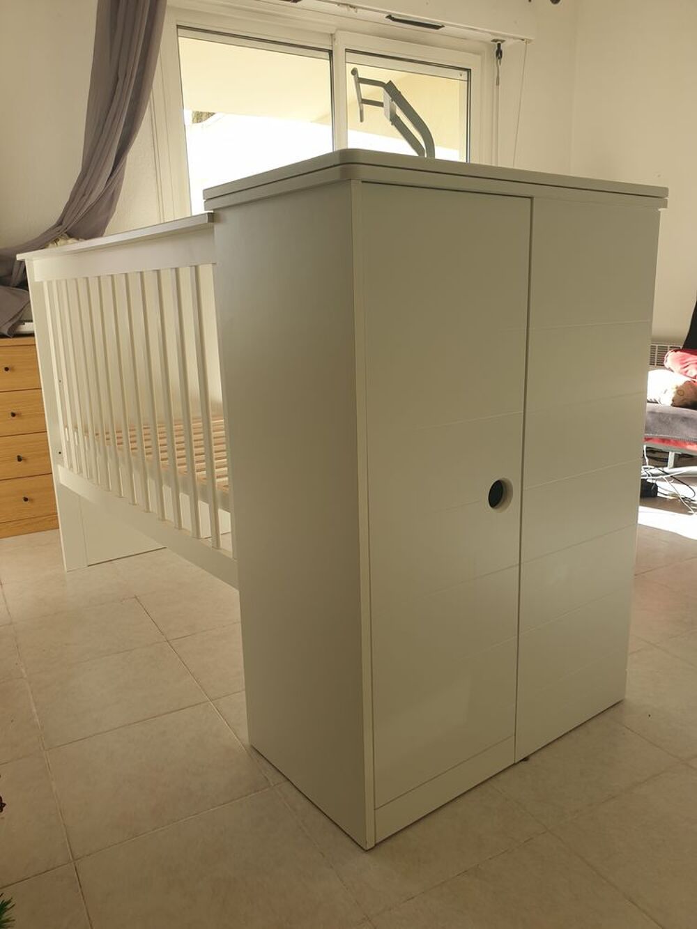 LIT B&Eacute;B&Eacute; COMBIN&Eacute; LUDO ? commode, armoire, table &agrave; langer Mobilier enfants
