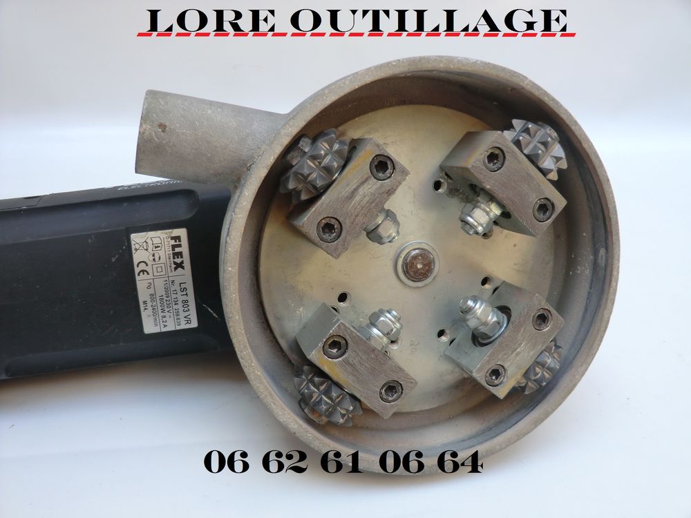 FLEX LST 803 VR - Ponceuse b&eacute;ton - Bouchardeuse Bricolage