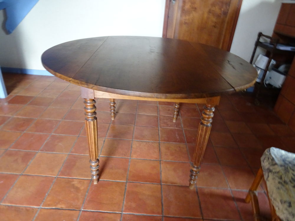 table ronde ancienne bois Meubles