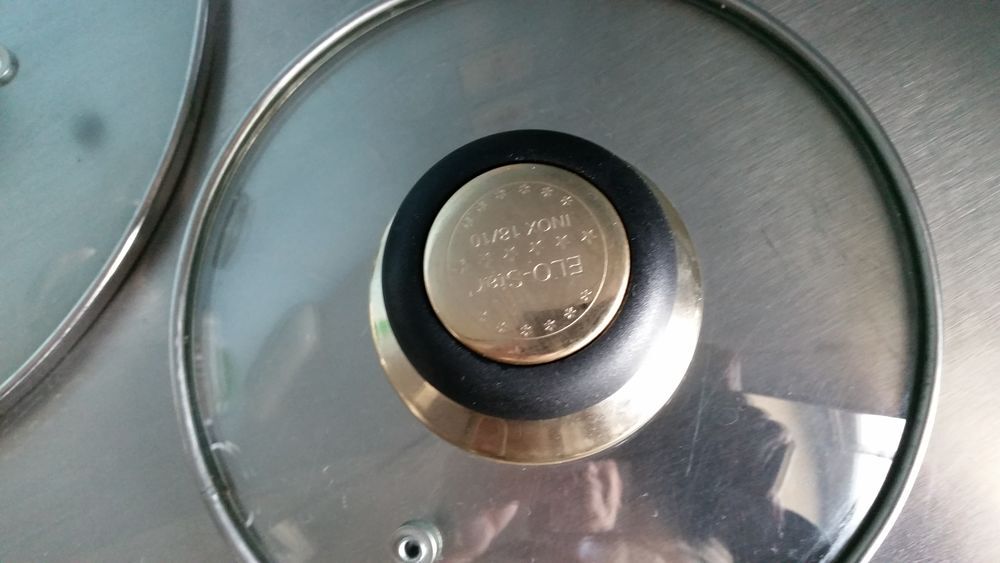 Couvercles en verre et inox Cuisine