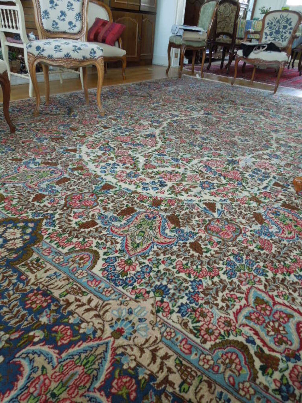 Grand tapis persan (407x300) Décoration