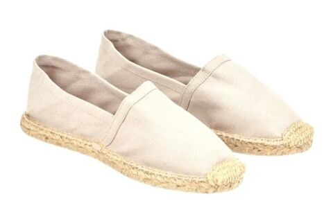 Espadrilles femme plates noire ou cru beige neuves - P 36 8 Domart-en-Ponthieu (80)