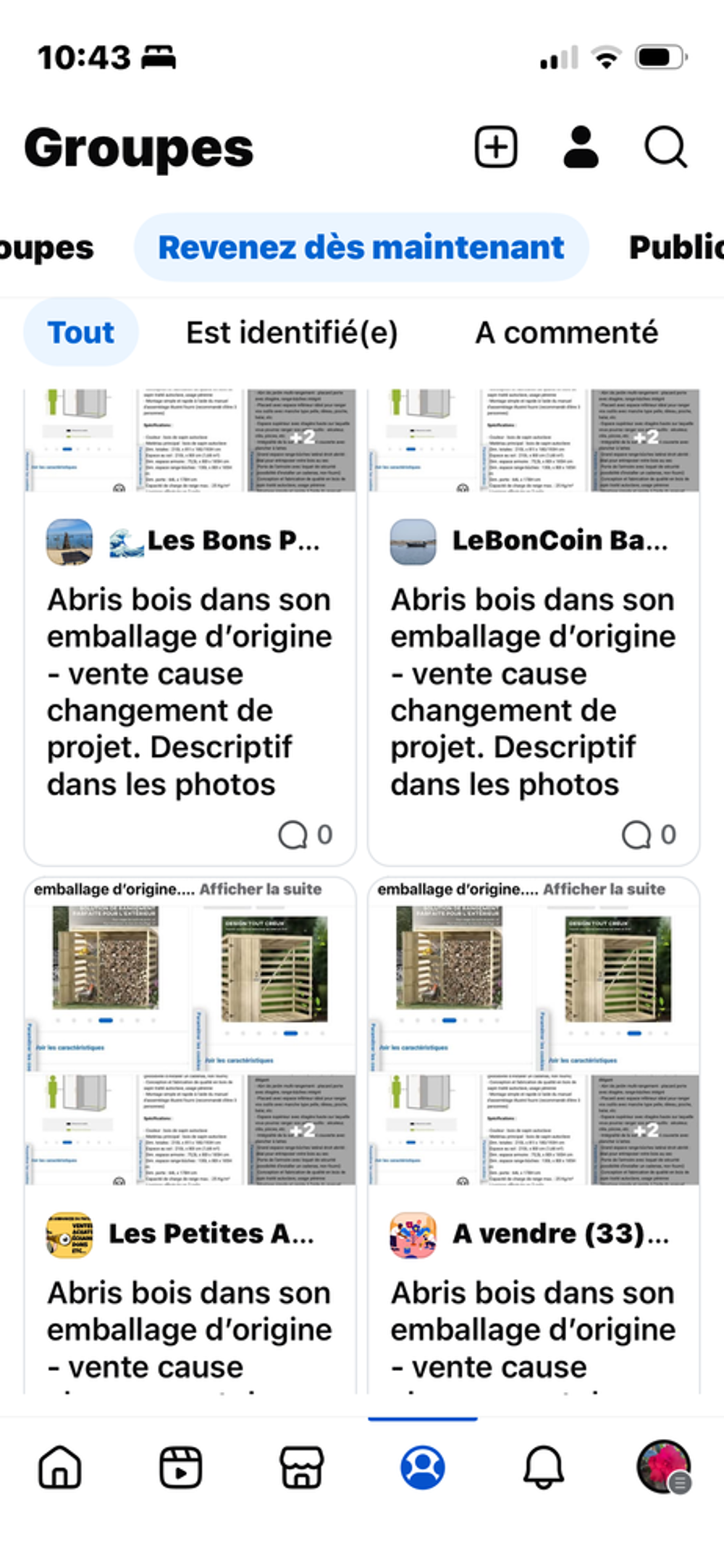 Abris buches Meubles