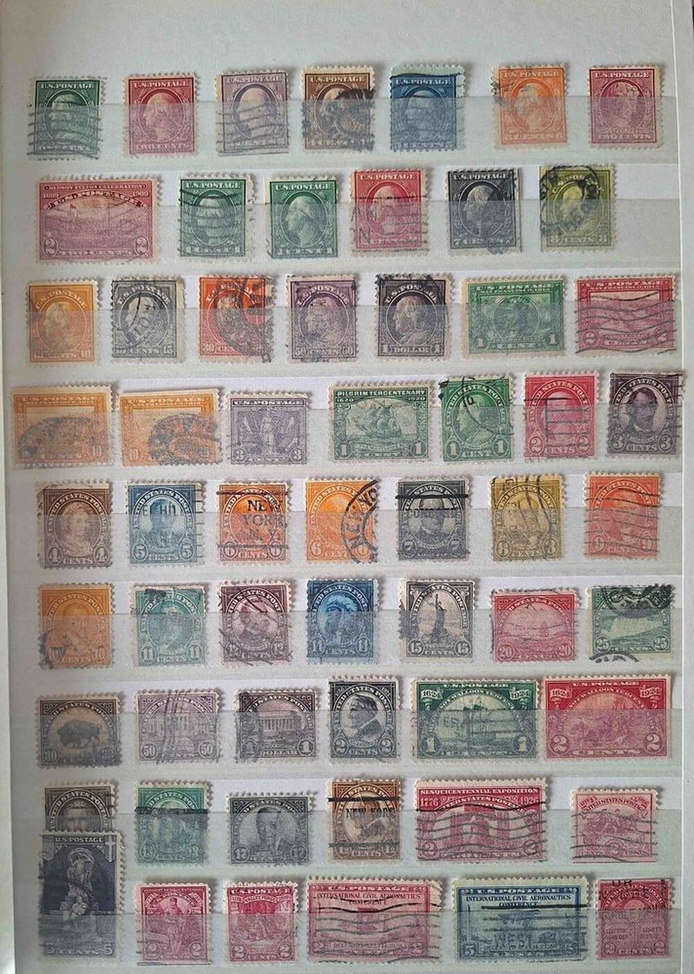 S&eacute;rie de timbres de collection des &Eacute;tats-Unis 