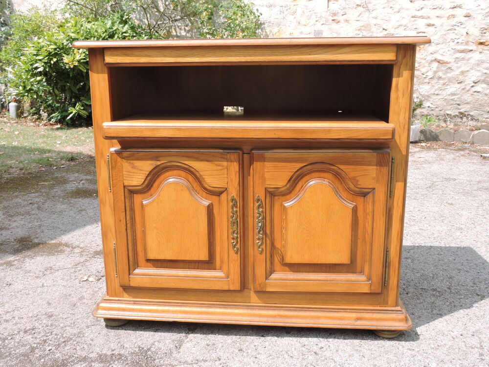 Meuble TV HIFI en ch&ecirc;ne Meubles