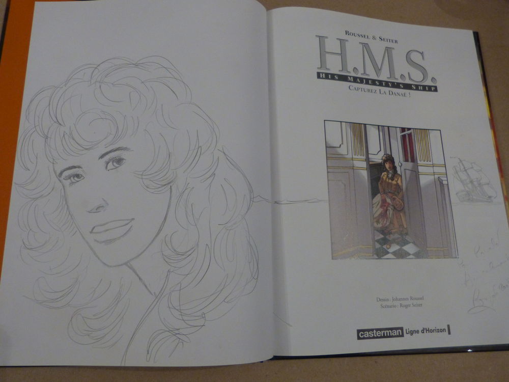 BD - H M S HIS MAJESTY S SHIP N&deg; 2 d&eacute;dicac&eacute;e par ROUSSEL Livres et BD