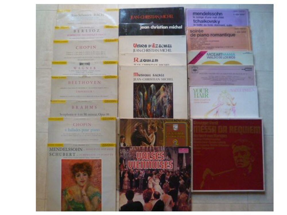 VINYLES - 33 tours - musique classique - CD et vinyles