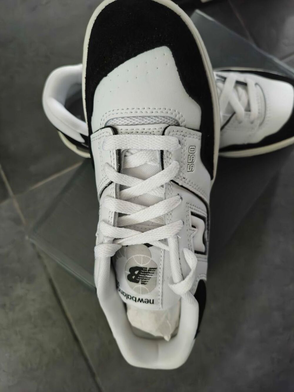 New Balance 550 White Black Panda Pointure 38 EU Neuves &amp; 100% Authentiques Chaussures