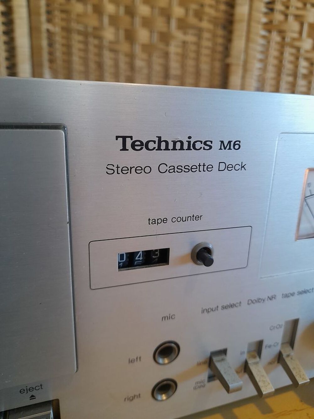 Platine cassette Technics M6 Audio et hifi