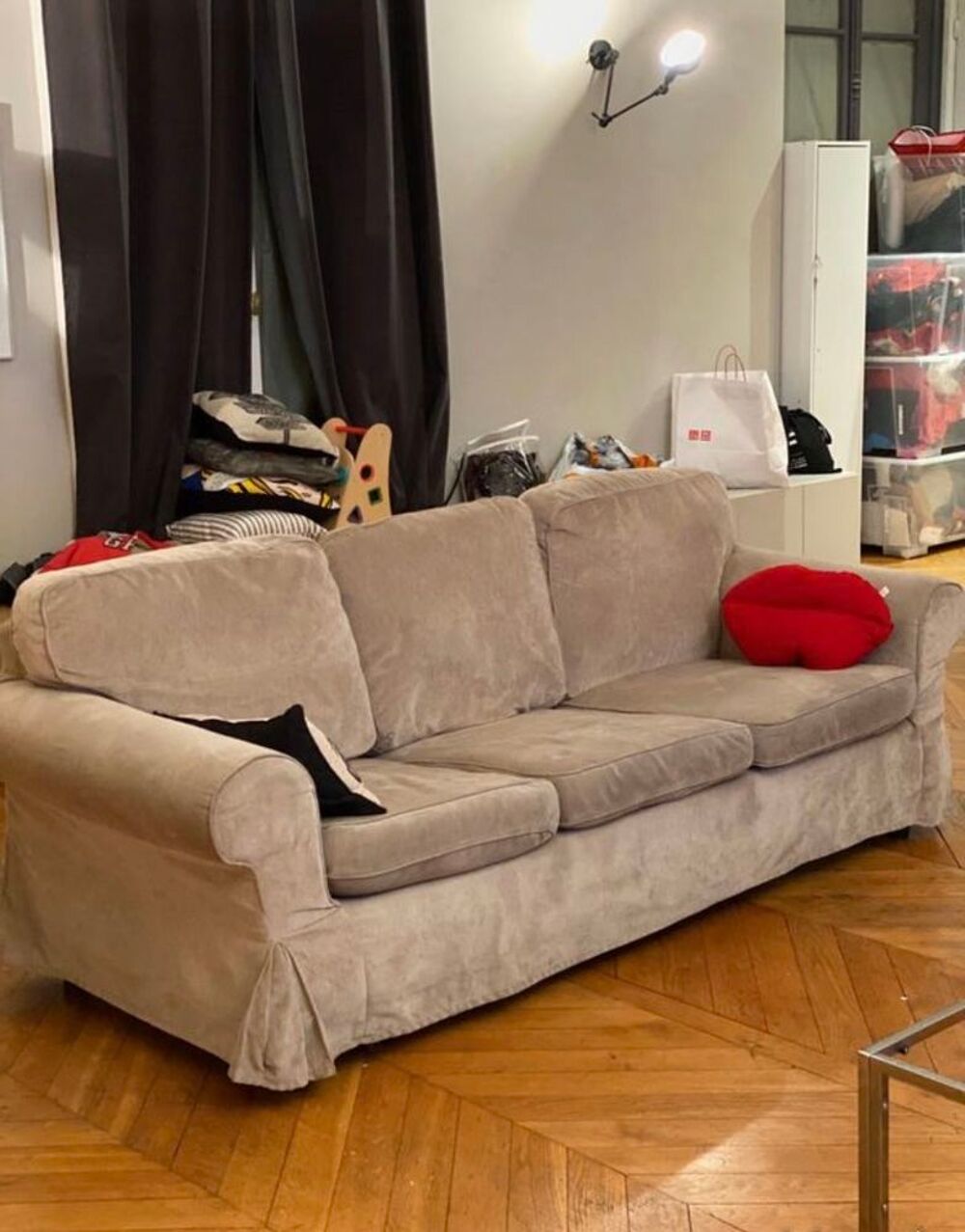 Canap&eacute; Ektorp 3 places Ik&eacute;a quasi NEUF Meubles