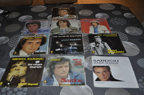 Collection 45 tours vinyles Michel Sardou 10 Perreuil (71)