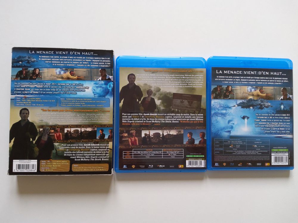 Coffret Science Fiction en blu-ray DVD et blu-ray