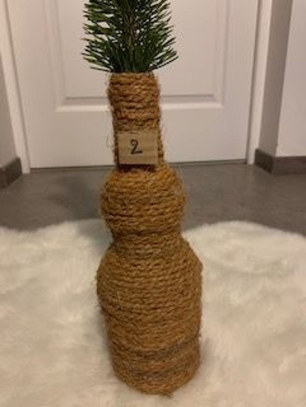 VASE BOUTEILLE EN VERRE Décoration