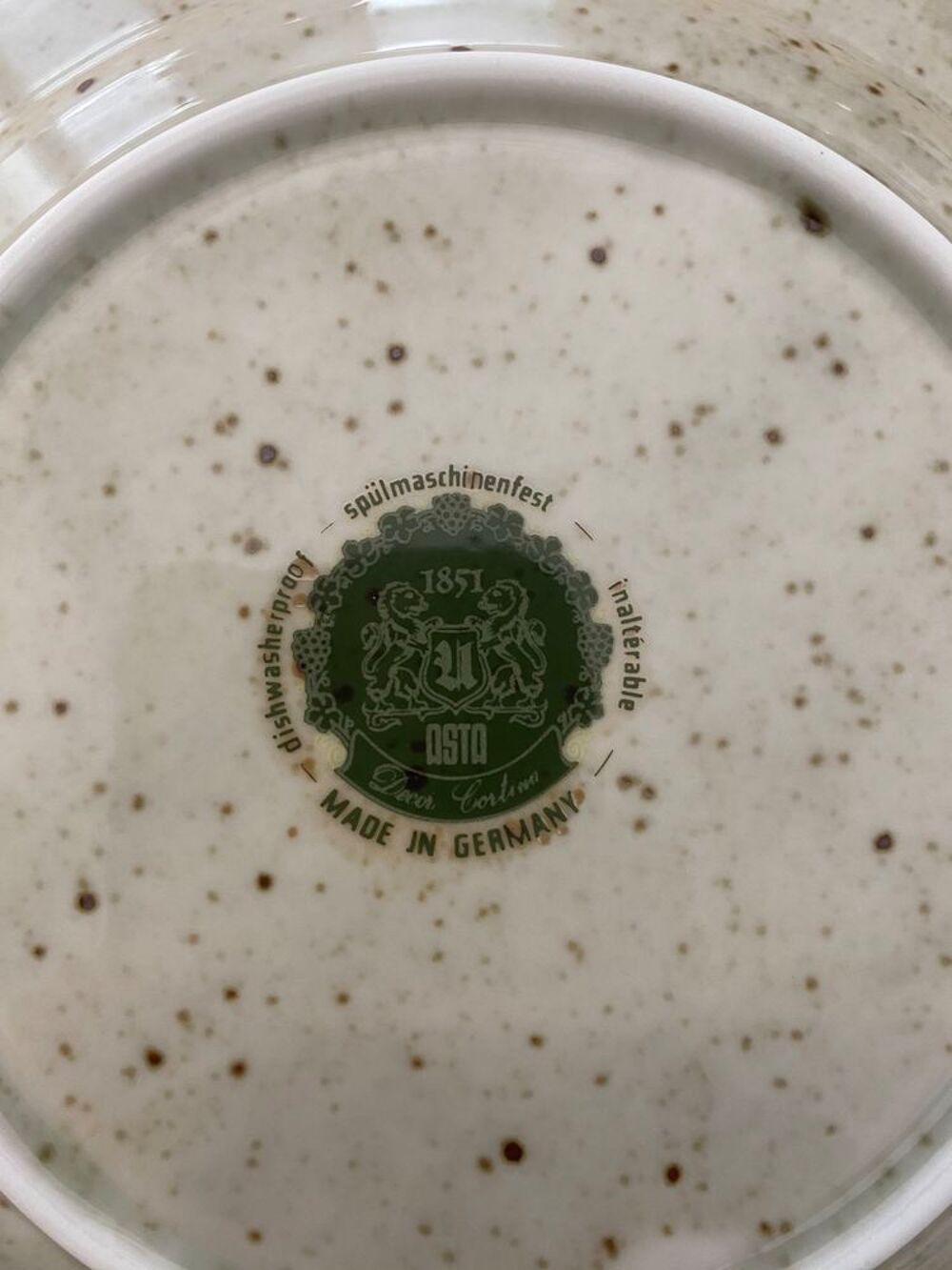 Assiete c&eacute;ramique 1951 Cuisine