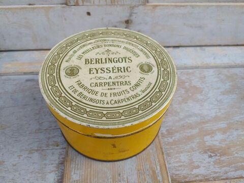 Boite T�le Publicitaire Berlingots Eyss�ric Carpentras 32 Loches (37)