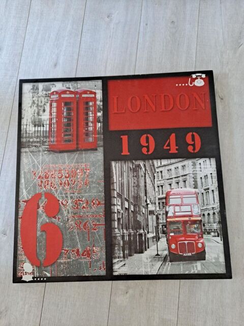 TABLEAU LONDON 60 X 60 CM rouge 6 Bonnires-sur-Seine (78)