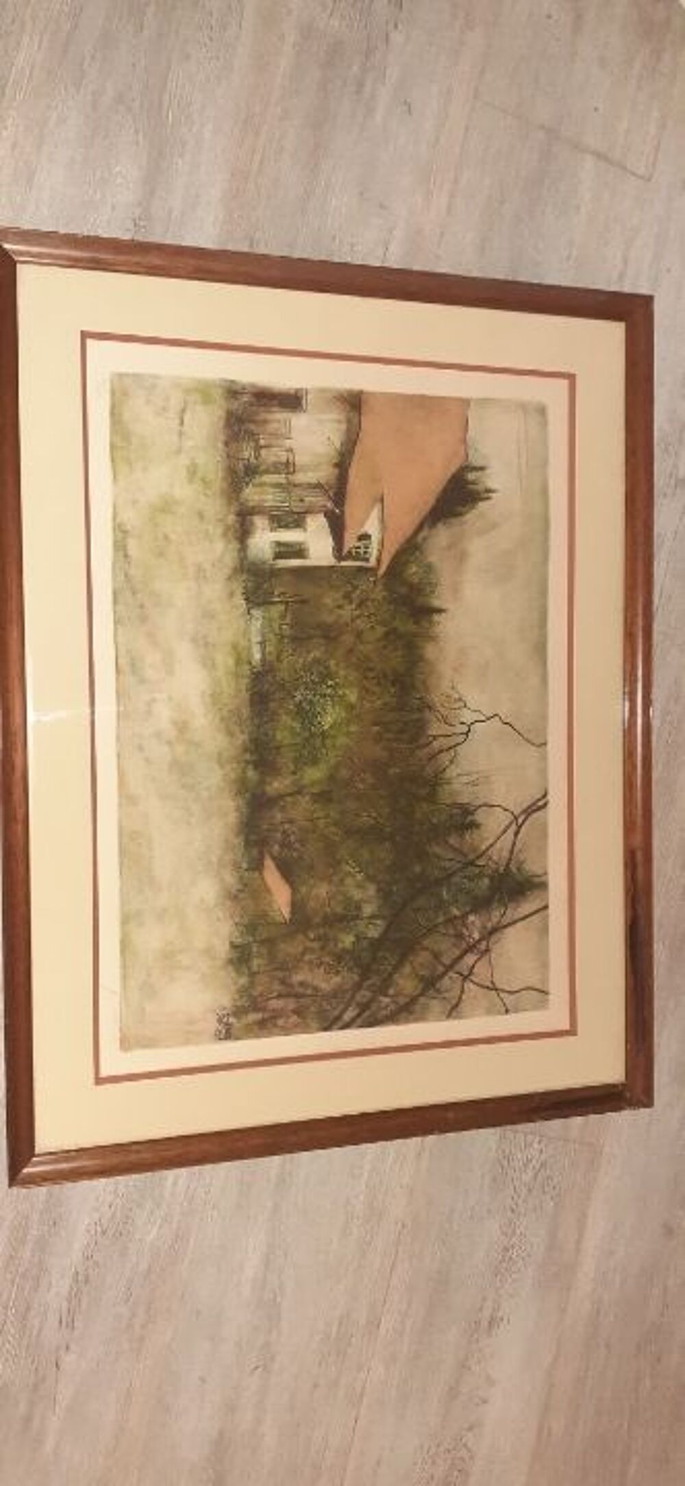 Tableaux paysage sign&eacute; Décoration