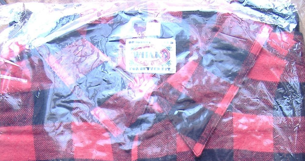 Chemise Neuve Flanelle- &Eacute;cossaise Noire et Rouge- Taille 6 V�tements