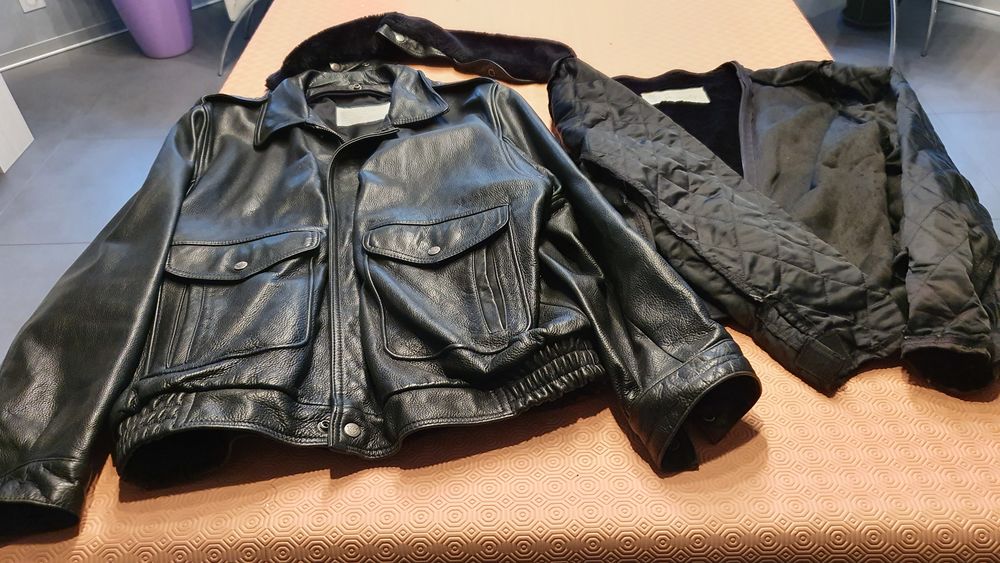 Blouson cuir de vol Vêtements