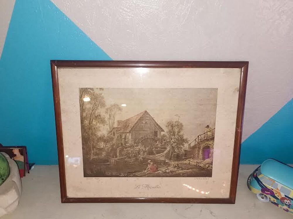 LITHOGRAPHIE LE MOULIN DE FRANCOIS BOUCHER Décoration