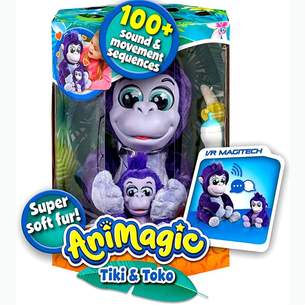 Animaux interactifs Animagic Gorilles Tiki et Toko Jeux / jouets