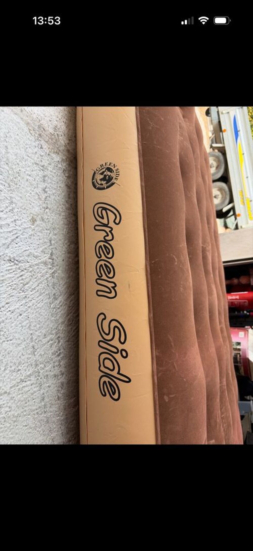 matelas gonflable 2 places avec pompe int&eacute;gr&eacute;e Sports