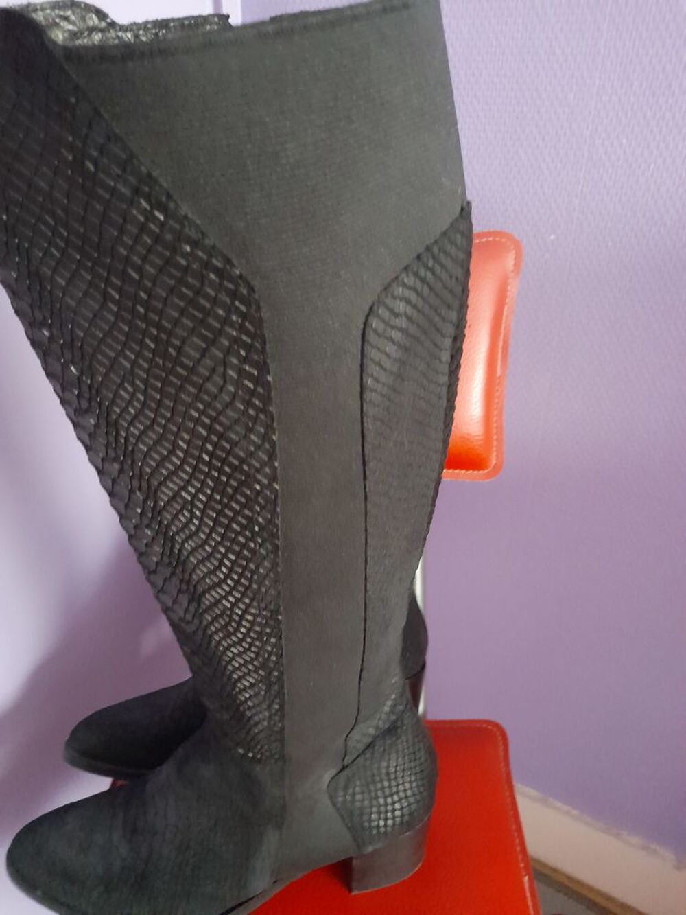BOTTES EN CUIR Chaussures