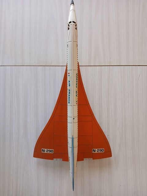 Rare jouet annes 70' Concorde AIR FRANCE N-290 SUPERSONICO 110 Bagnols-sur-Cze (30)