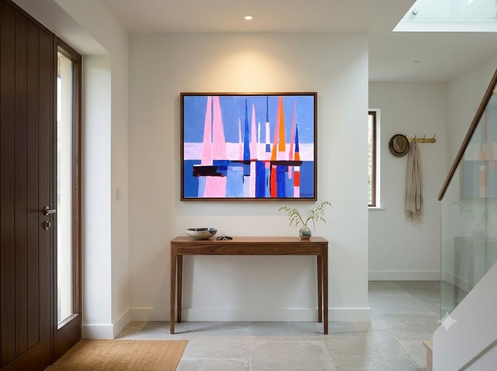 Tableau marine " Le chant des voiles " Décoration