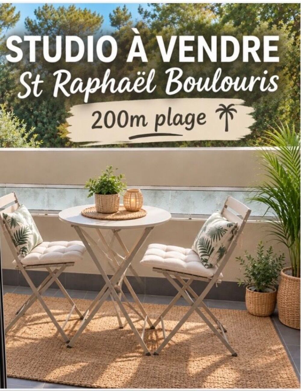 Vente Appartement STUDIO ST RAPHAËL Saint-raphaël