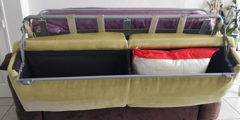 Canap&eacute; 3 Places Couchage 140cm "Rapido " Meubles
