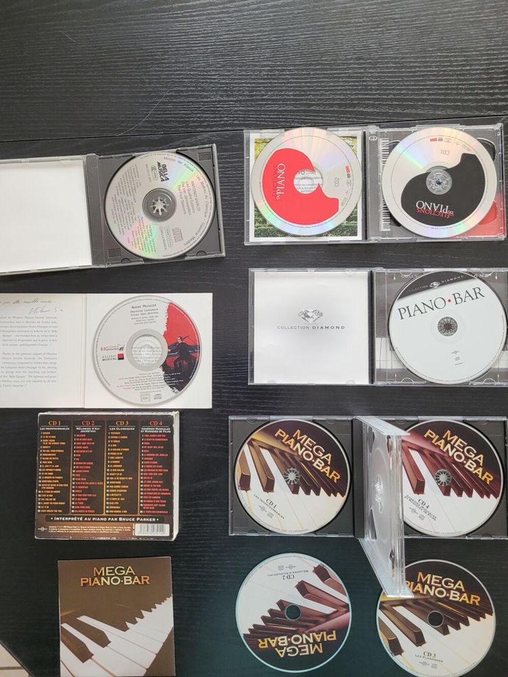 Lot de 5 CD musique classique et piano ? Tr&egrave;s bon &eacute;tat CD et vinyles