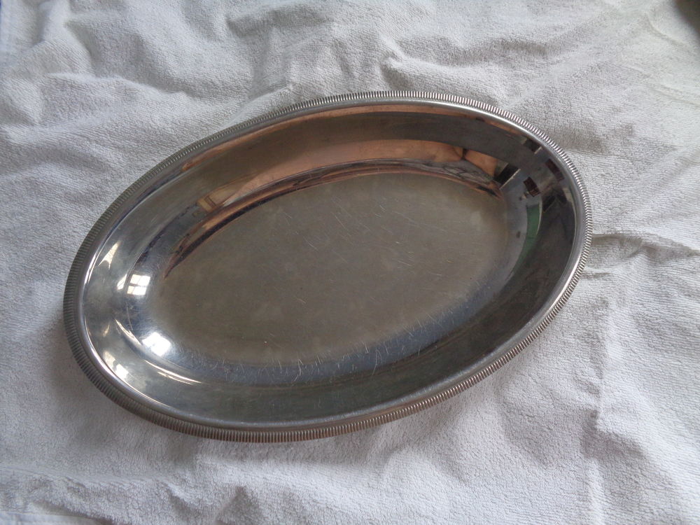  Plat creux (ou pani&egrave;re) en inox brillant Cuisine