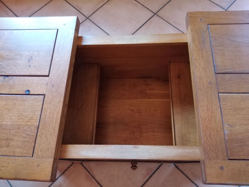 table basse en ch&ecirc;ne Meubles