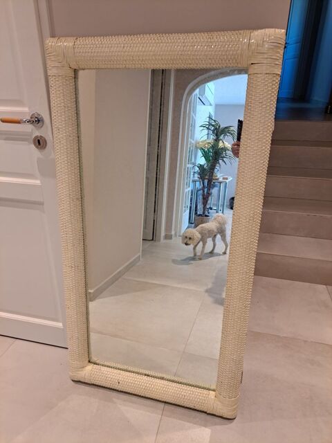 Mirroir decor rotin 50 St Aygulf (83)