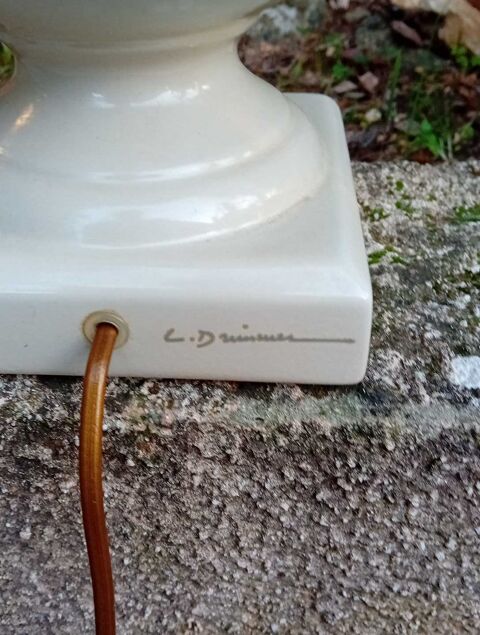 LAMPE BOULE LOUIS DRIMMER SIGN��E VINTAGE 50 Toulon (83)