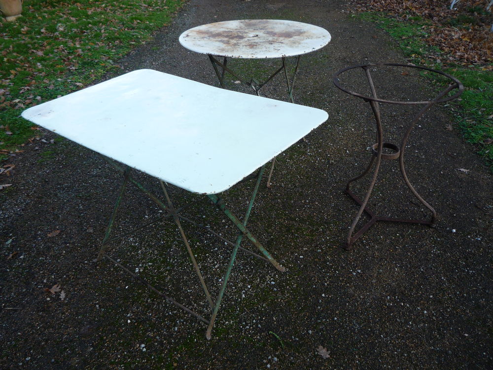 Table fer dessus t&ocirc;l&eacute;, de jardin/terrasse Meubles