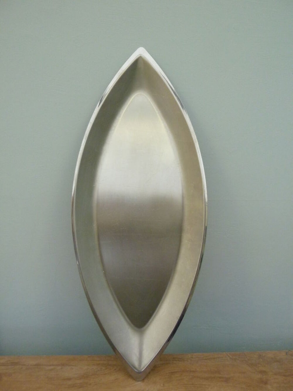 Grand Plat à Poisson Ovale En Inox LETANG REMY – 50cm, Style Guy DEGRENNE, Super Pour Les Repas De Fête !
