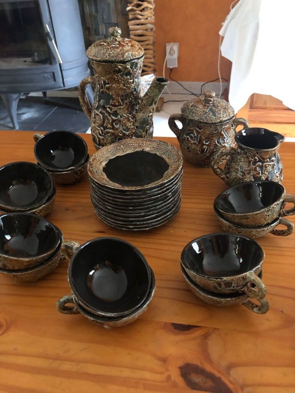 service &agrave; caf&eacute; 27 pi&egrave;ces en c&eacute;ramique de la Vanoise D�coration