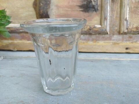 Ancien Petit Pot Confiture Verre Bulle XIXme  22 Loches (37)
