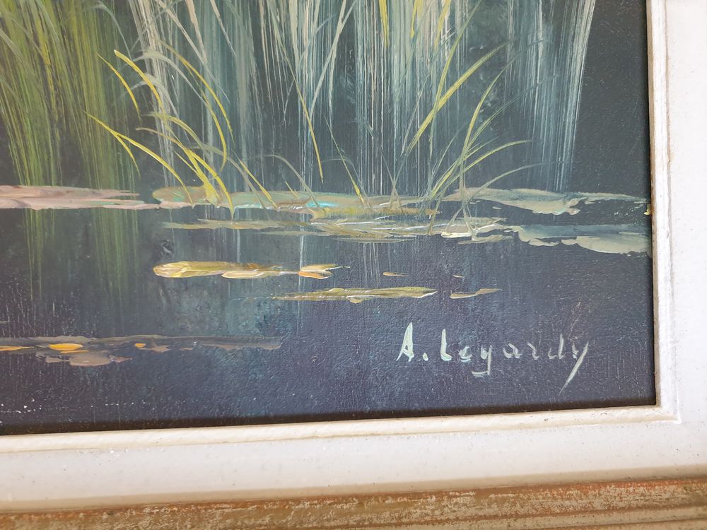 Peinture sur toile sign&eacute; Décoration