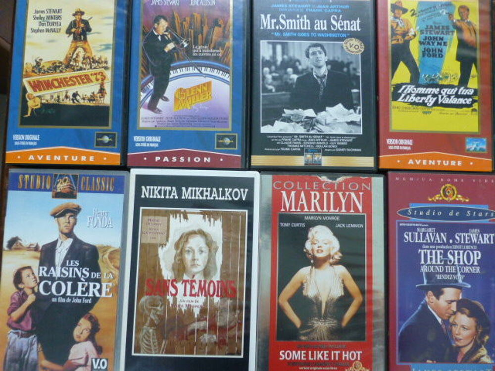 CASSETTES VHS FILMS AMERICAINS cultes DVD et blu-ray