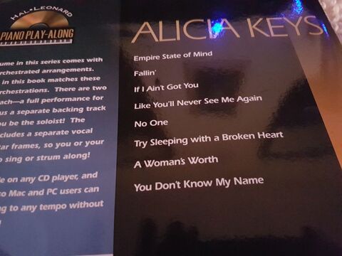 Partitions piano livre Alicia KEYS 25 Narbonne (11)