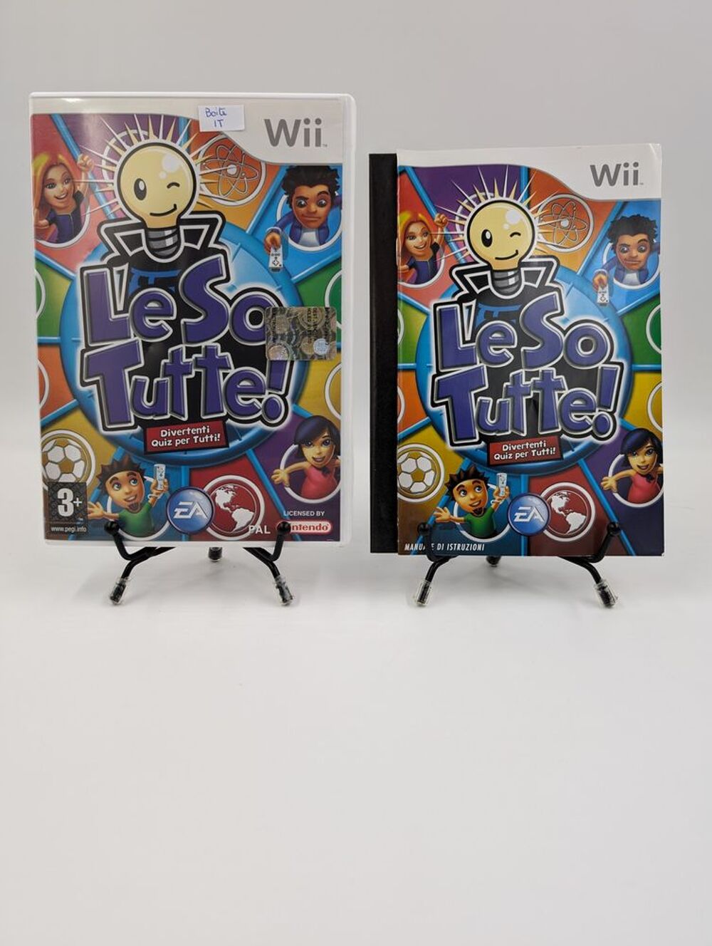 Jeu Nintendo Wii Le So Tutte ! en boite, complet (boite IT) Consoles et jeux vidéos