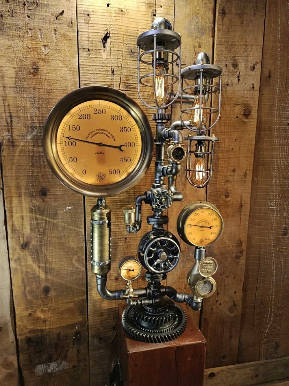 steampunklampe 