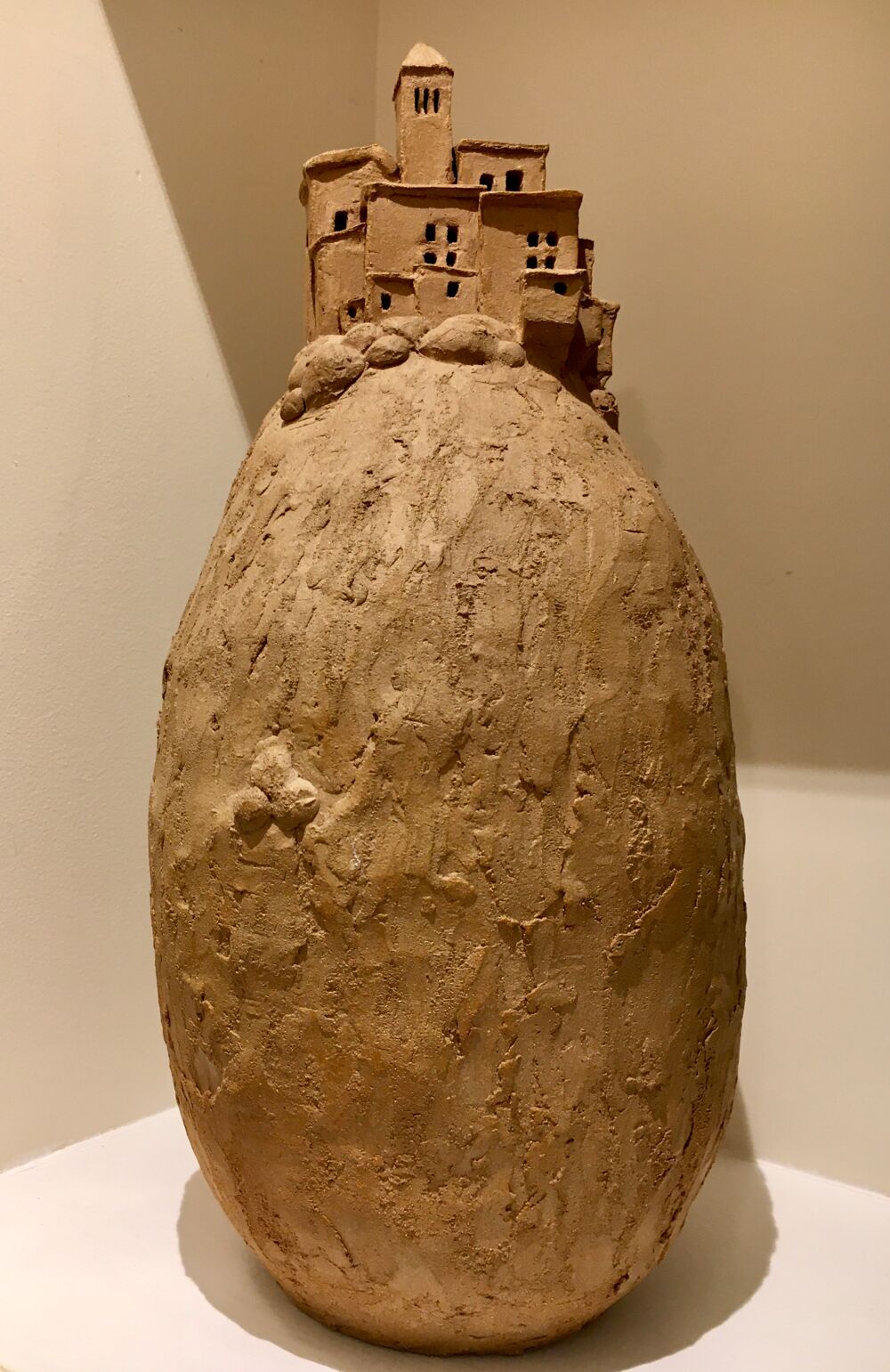 Sculpture originale en terre cuite; Pi&egrave;ce unique et sign&eacute;e Décoration